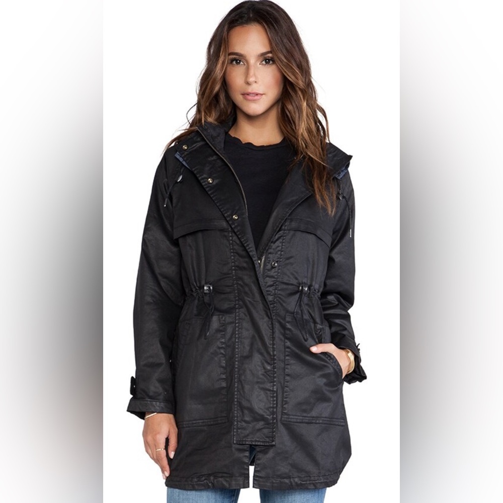 NWOT CURRENT/ELLIOTT black Bridgeport Parka, size 1/small